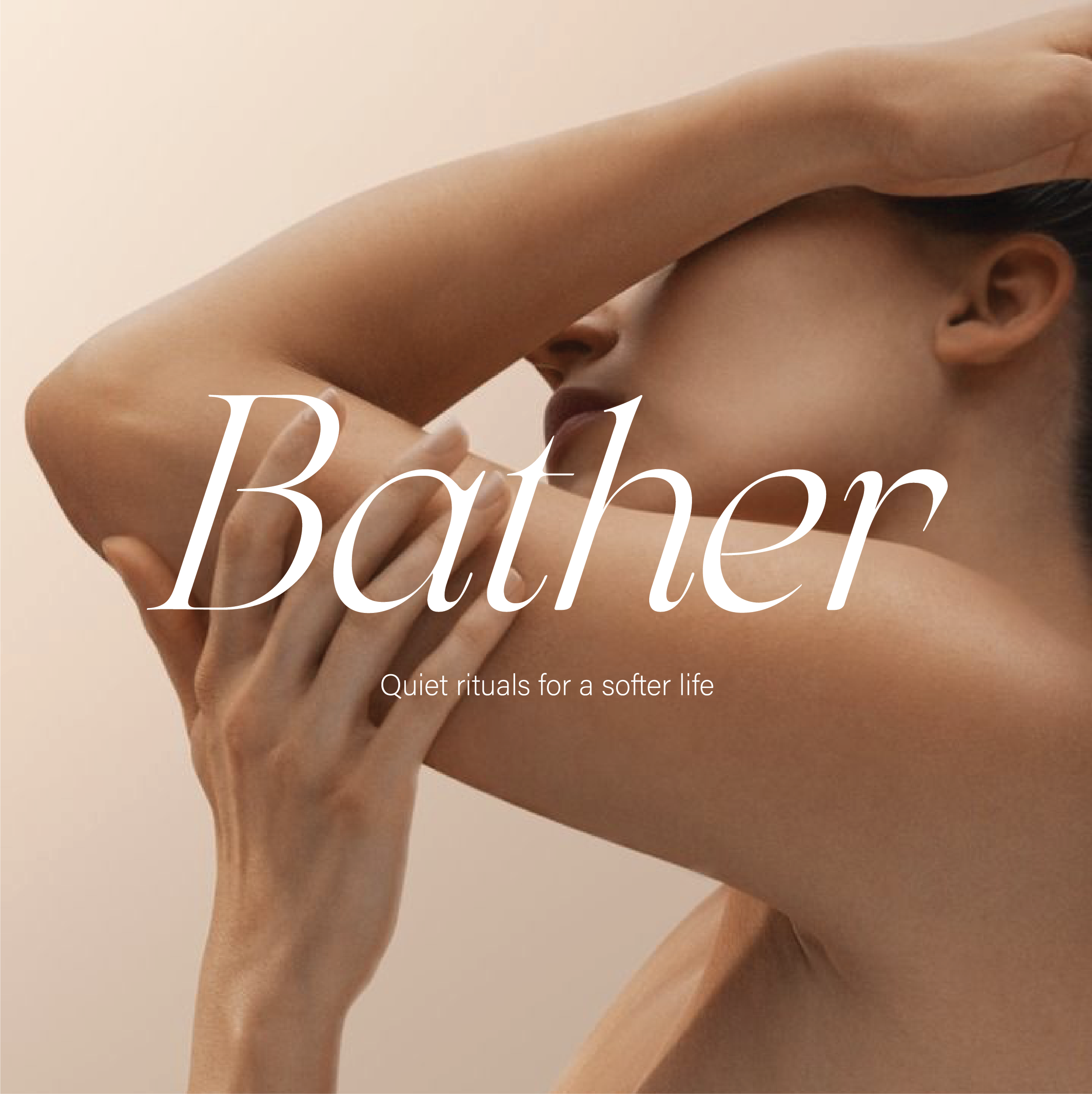 Bather brand identity application