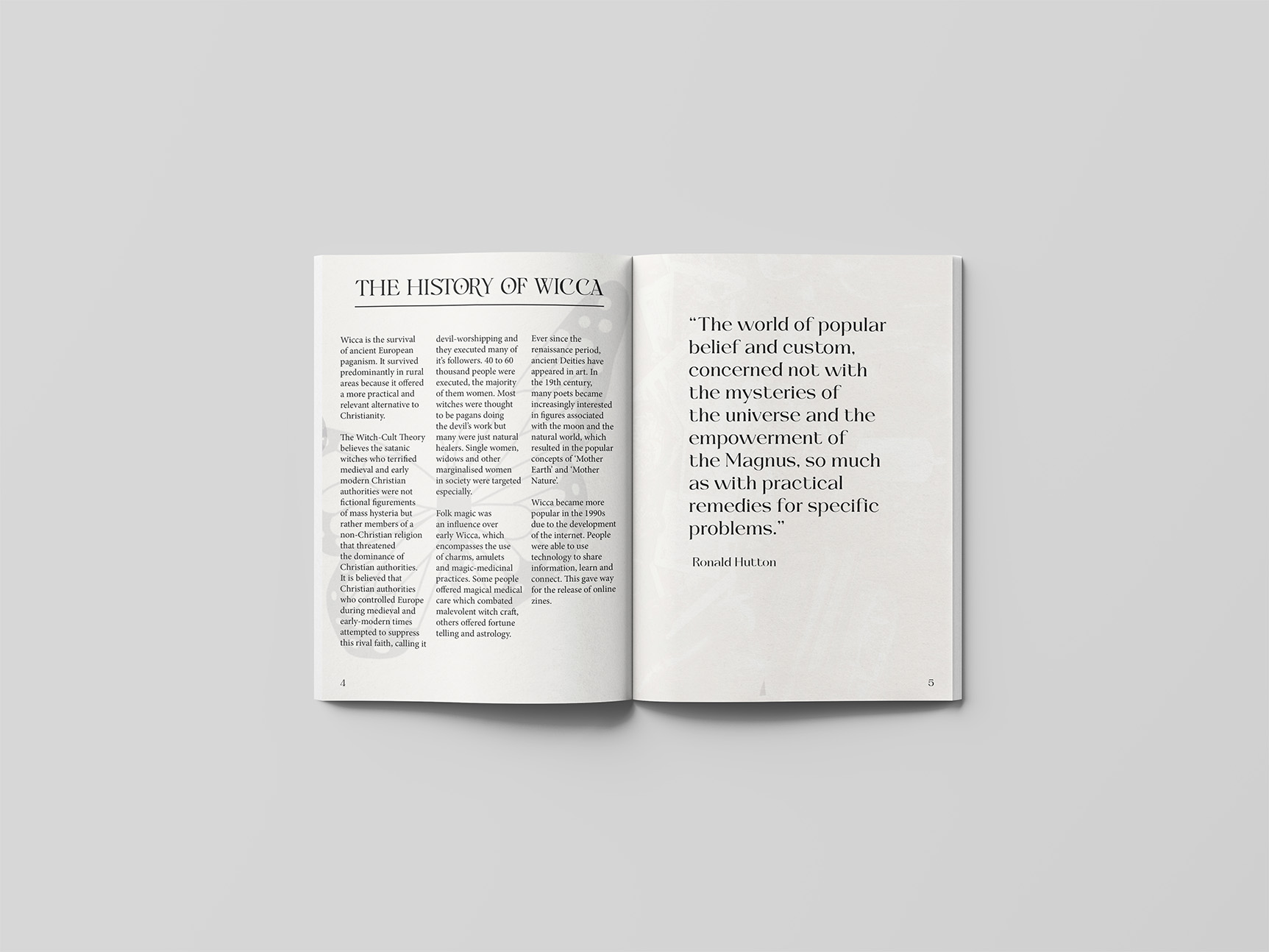 Future Folklore editorial spread