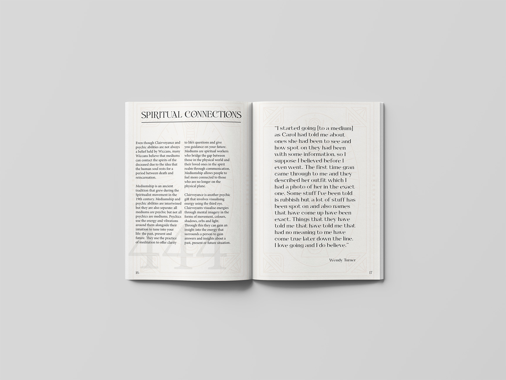 Future Folklore editorial spread
