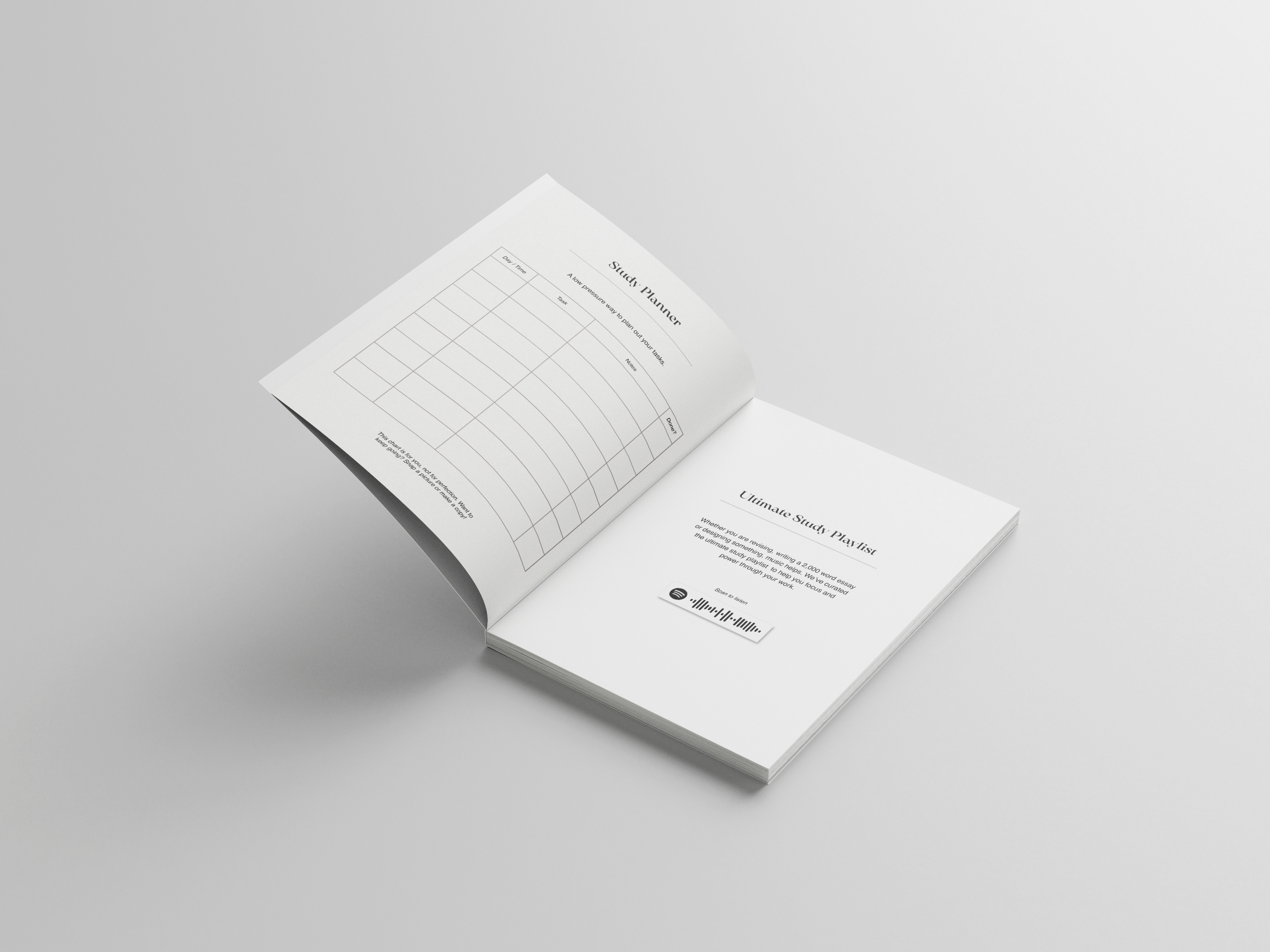 Interactive planning spread from a Fuel Your Future publication