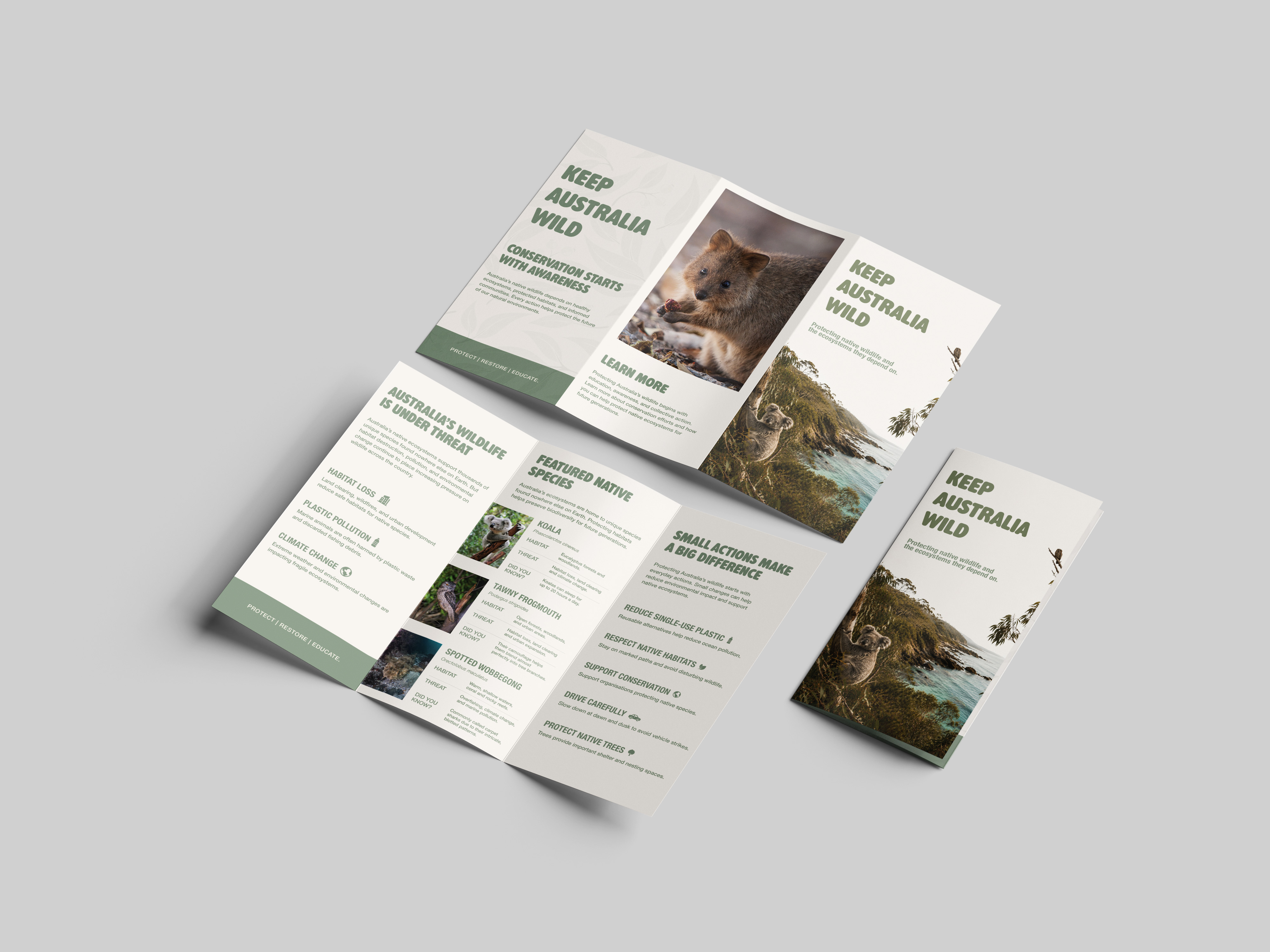 Keep Australia Wild conservation brochure