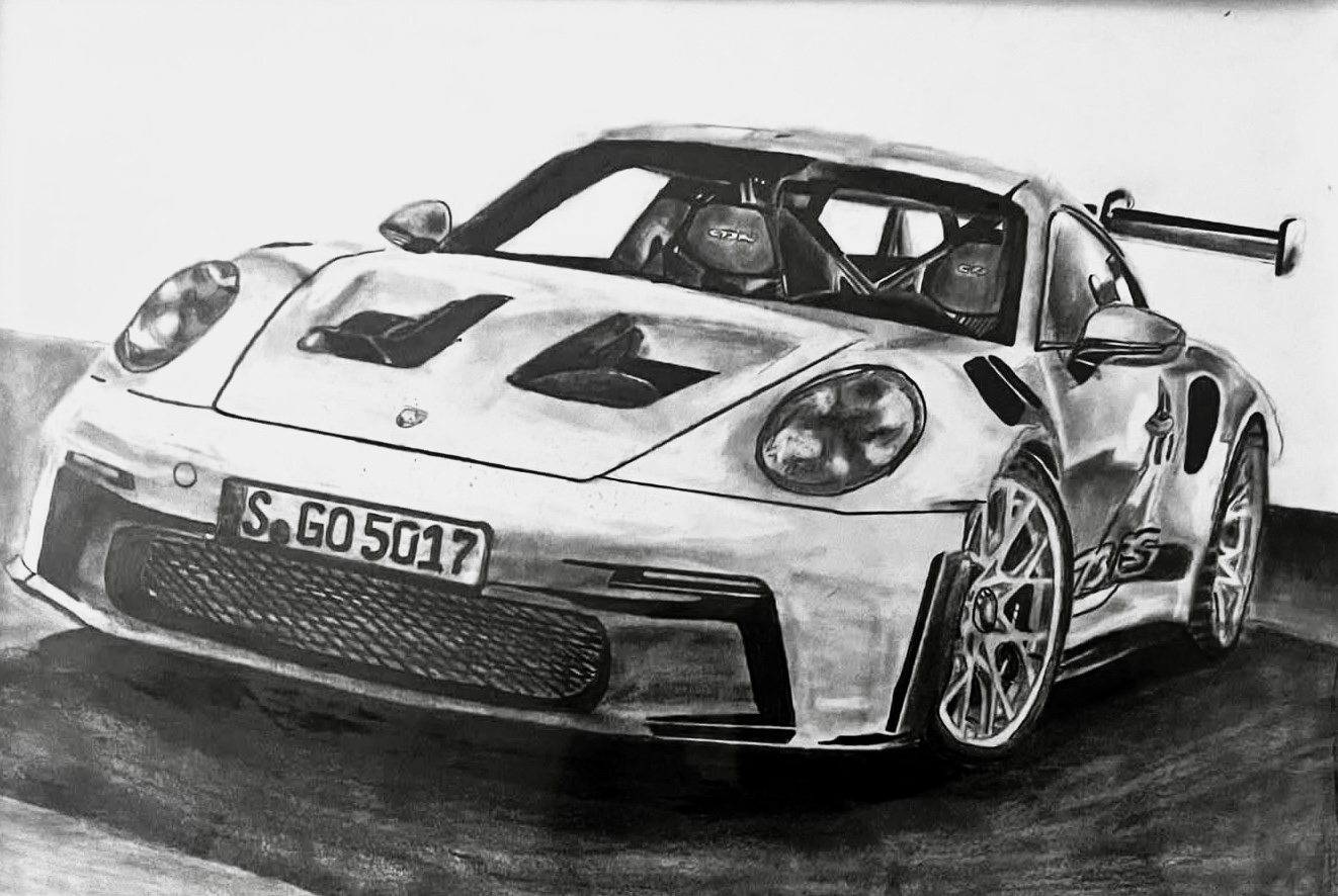 Bespoke automotive illustration 2