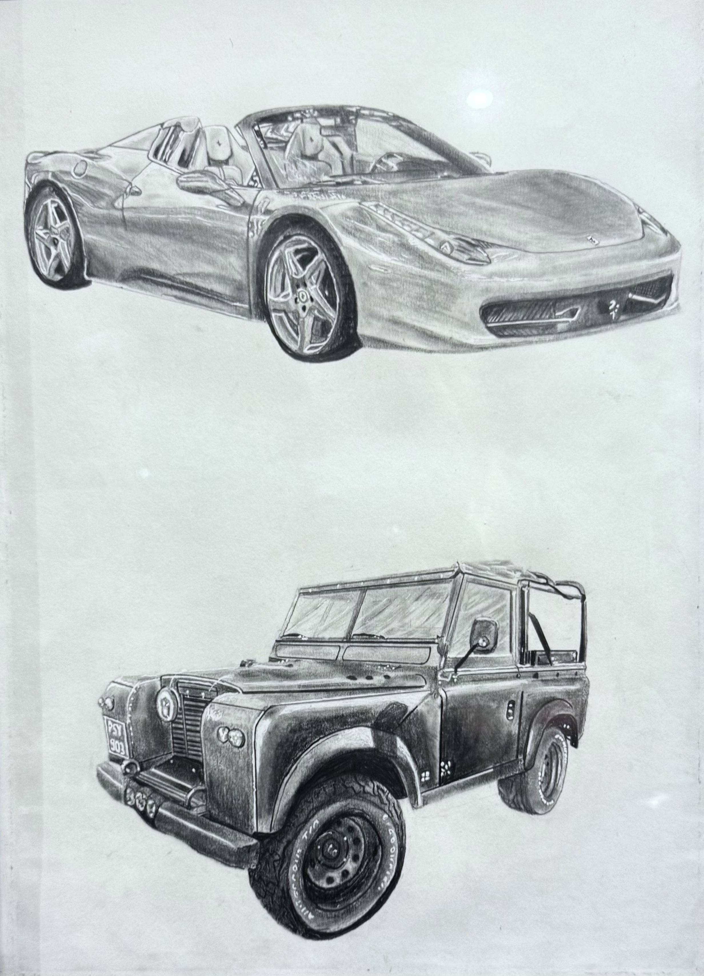 Bespoke automotive illustration 3