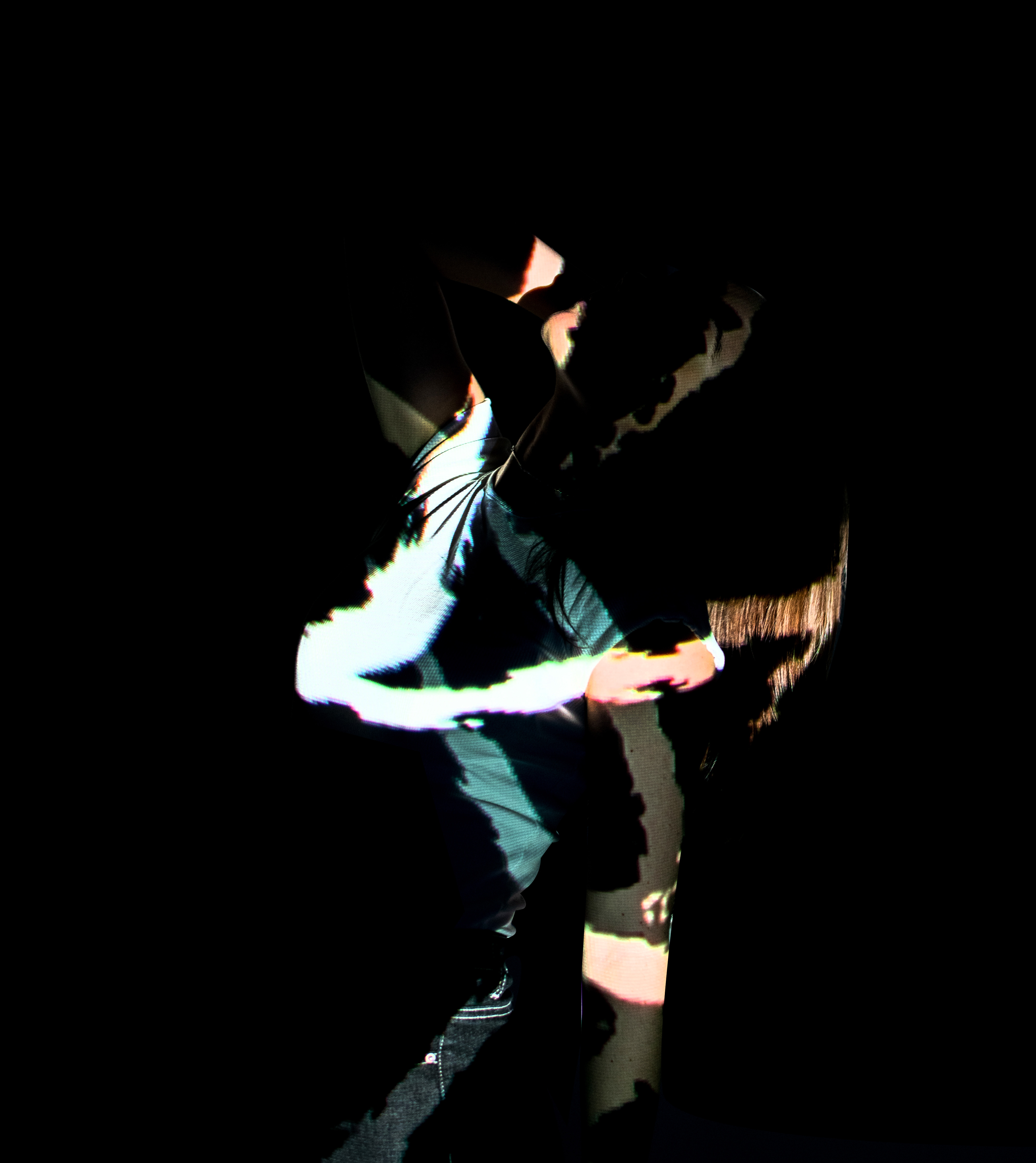 Experimental projected portrait 1