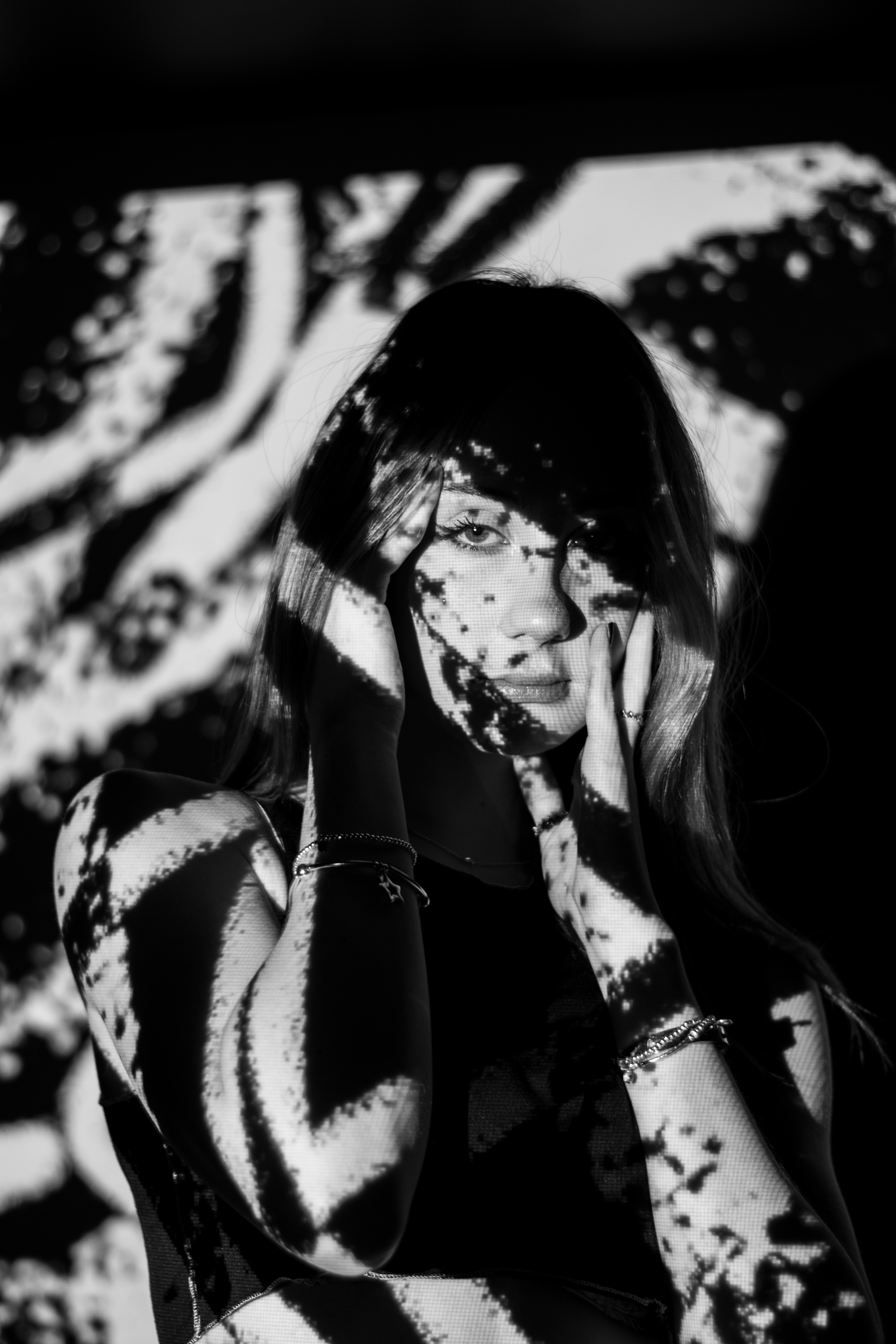 Experimental projected portrait 15