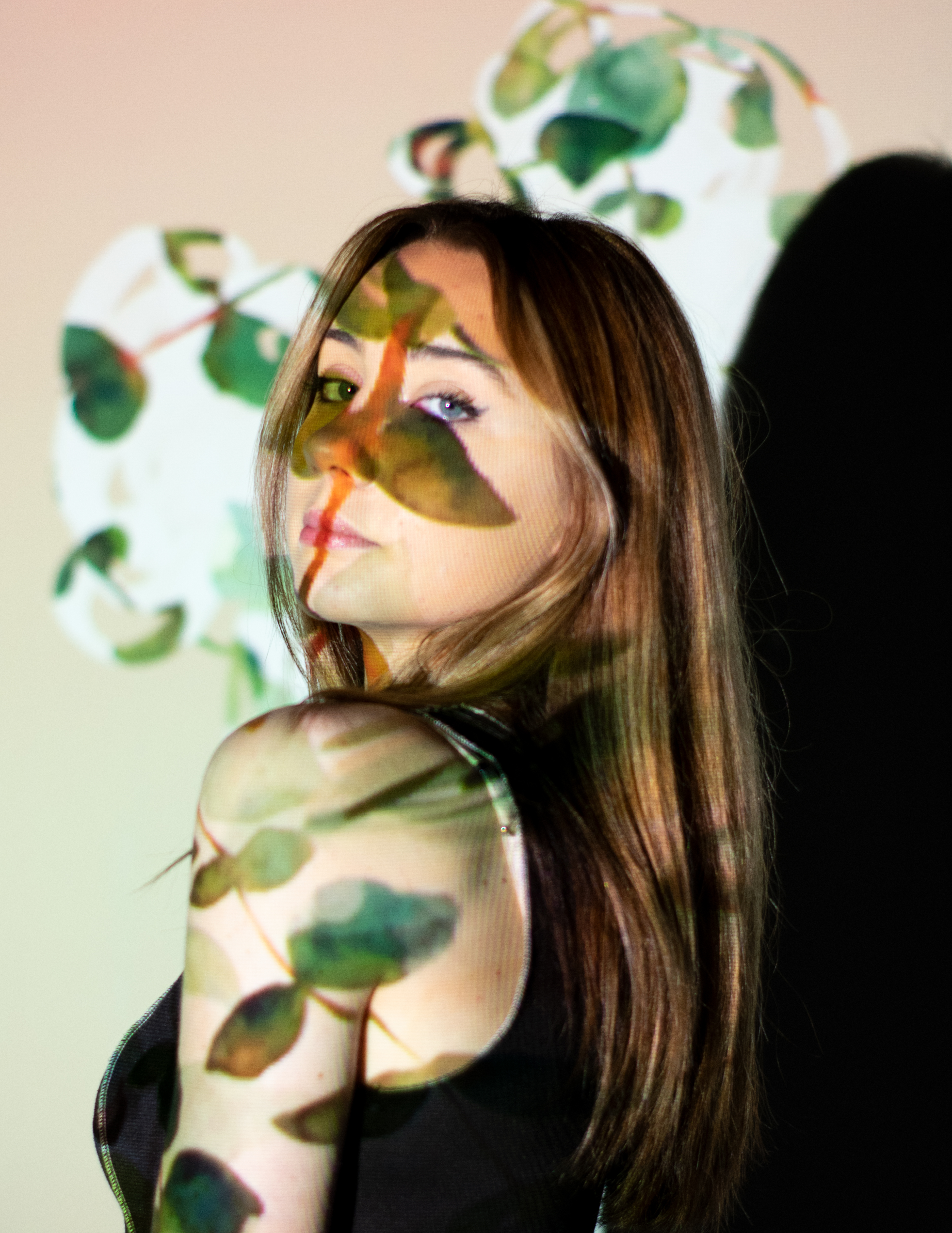Experimental projected portrait 16
