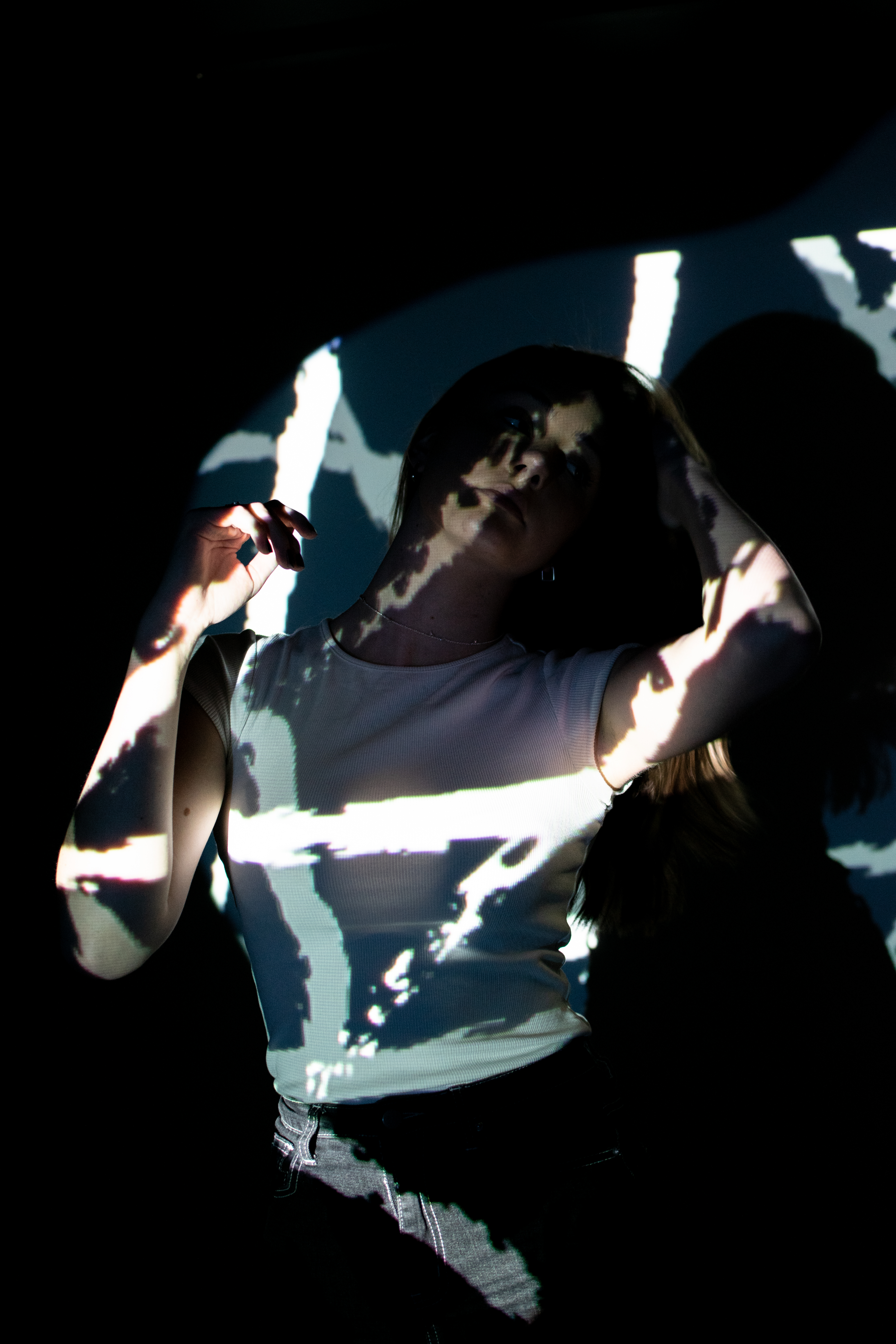 Experimental projected portrait 3