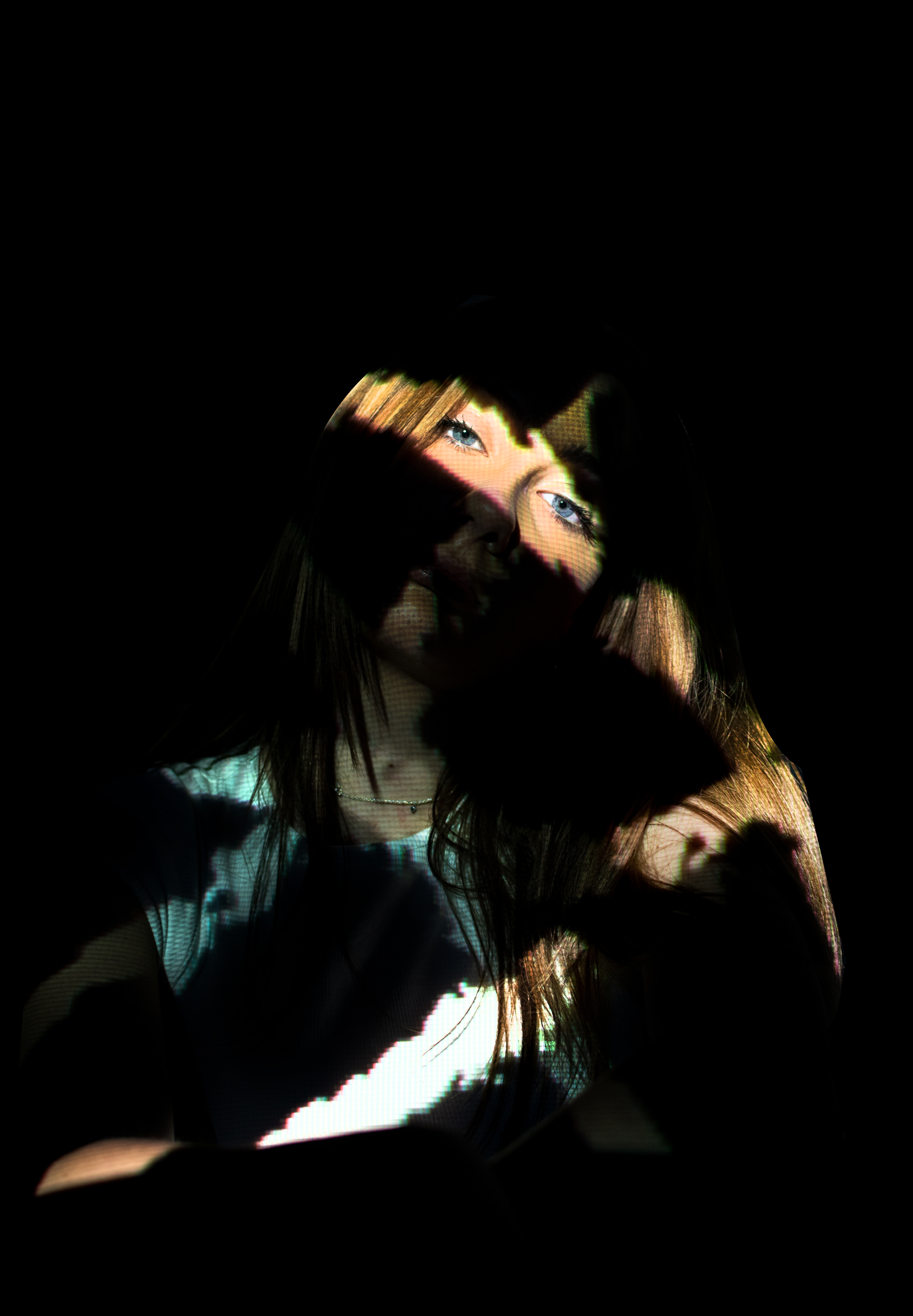 Experimental projected portrait 6
